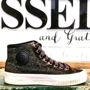 P.F. Flyer Center Hi Sneakers Grey Wmn 6.5 | Mn 5